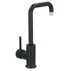 Absolut Wastafelkraan Haiti Met Hendel En Pop-up Afvoerplug Zwart -Badkamer Verkoop Winkel 123 3476