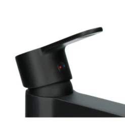 Atlantic Wastafelkraan Parker Met Hendel Zwart -Badkamer Verkoop Winkel 123 3498