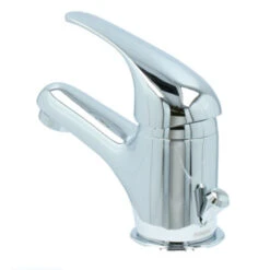 OK Wastafelkraan Met Hendel En Waste Chroom -Badkamer Verkoop Winkel 123 3506