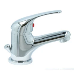 OK Wastafelkraan Met Hendel En Waste Chroom -Badkamer Verkoop Winkel 123 3509