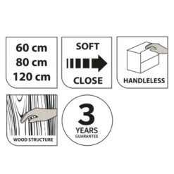 Tiger Reverse Meubelset 80 Cm Met 2 Lades Chalet Eik / Mat Zwart Inclusief Quadro Wastafel Mat Zwart 19 Tiger Reverse Meubelset 80 Cm Met 2 Lades Chalet Eik / Mat Zwart Inclusief Quadro Wastafel Mat Zwart -Badkamer Verkoop Winkel 123 351