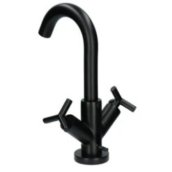 Absolut Wastafelkraan Post 2-knops Zwart -Badkamer Verkoop Winkel 123 3524