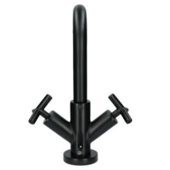 Absolut Wastafelkraan Post 2-knops Zwart -Badkamer Verkoop Winkel 123 3525