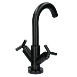 Absolut Wastafelkraan Post 2-knops Zwart -Badkamer Verkoop Winkel 123 3526