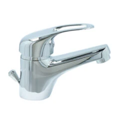 Handson Wastafelkraan Ralph Met Waste Chroom -Badkamer Verkoop Winkel 123 3573