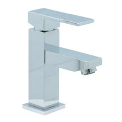 Aqualino Wastafelkraan Panaro Met Hendel En Waste Chroom -Badkamer Verkoop Winkel 123 3590