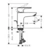 Hansgrohe Mysport L Wastafelkraan Eengreeps Met Waste -Badkamer Verkoop Winkel 123 3650