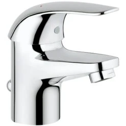 GROHE Wastafelkraan Swift S-size Met Hendel En Waste Chroom