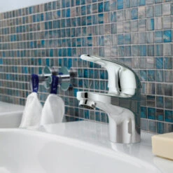 GROHE Wastafelkraan Swift S-size Met Hendel En Waste Chroom -Badkamer Verkoop Winkel 123 3702