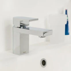 Tiger Wastafelkraan Items Met Hendel Chroom -Badkamer Verkoop Winkel 123 3725