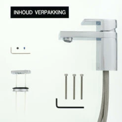 Tiger Wastafelkraan Items Met Hendel Chroom -Badkamer Verkoop Winkel 123 3727