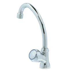 Handson Fonteinkraan Thomas C-uitloop Met Draaiknop Chroom -Badkamer Verkoop Winkel 123 3731