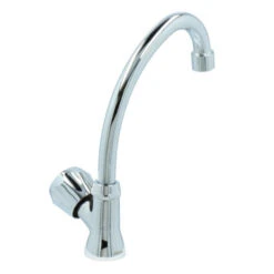 Handson Fonteinkraan Thomas C-uitloop Met Draaiknop Chroom -Badkamer Verkoop Winkel 123 3733