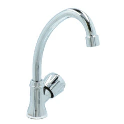 Handson Fonteinkraan Thomas C-uitloop Met Draaiknop Chroom -Badkamer Verkoop Winkel 123 3735