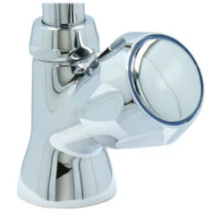 Handson Fonteinkraan Thomas C-uitloop Met Draaiknop Chroom -Badkamer Verkoop Winkel 123 3737