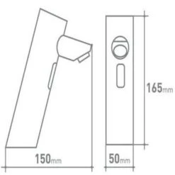 Van Marcke Fonteinkraan Go O'matic Met Infraroodsensor Chroom -Badkamer Verkoop Winkel 123 3749