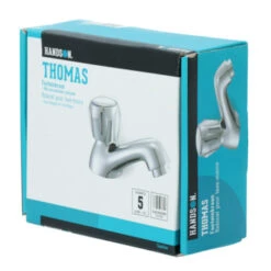 Handson Fonteinkraan Thomas Lage Uitloop Met Draaiknop Chroom -Badkamer Verkoop Winkel 123 3790