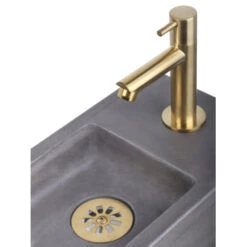 Differnz Fonteinkraan Recht Mat Goud -Badkamer Verkoop Winkel 123 3805