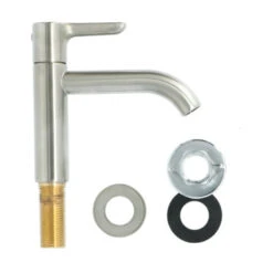 Atlantic Fonteinkraan Riley Met Hendel RVS 21 Atlantic Fonteinkraan Riley Met Hendel RVS -Badkamer Verkoop Winkel 123 3828