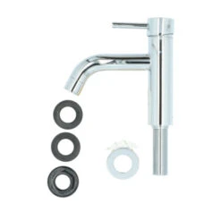 Handson Fonteinkraan Oscar Met Hendel Chroom 23 Handson Fonteinkraan Oscar Met Hendel Chroom -Badkamer Verkoop Winkel 123 3864