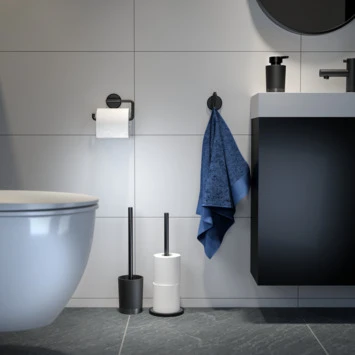 TIGER WC-BORSTELHOUDER TUNE VRIJSTAAND ZWART 4 TIGER WC-BORSTELHOUDER TUNE VRIJSTAAND ZWART - Afbeelding 2