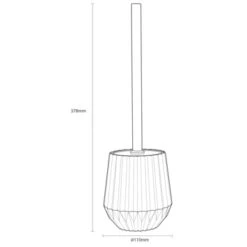 Sealskin Toiletborstel Met Houder Arte Wit 15 Sealskin Toiletborstel Met Houder Arte Wit -Badkamer Verkoop Winkel 123 3955