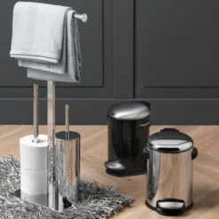 Sealskin Toiletrek Square Metaal Chroom -Badkamer Verkoop Winkel 123 3986