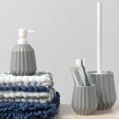 Sealskin Toiletborstel Met Houder Arte Grijs -Badkamer Verkoop Winkel 123 4010