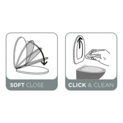 Tiger WC Bril Boston Wit/Chroom Kunststof Met Softclose -Badkamer Verkoop Winkel 123 4089