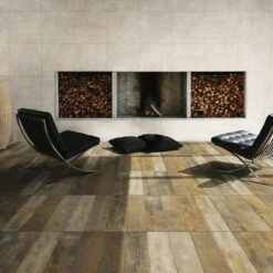 Vloertegel Vintage Hout 15x90 Cm 1,08 M² -Badkamer Verkoop Winkel 123 4125