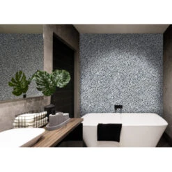 Nature Stone Pebble Antraciet 30x30 Cm 1 M² -Badkamer Verkoop Winkel 123 4143