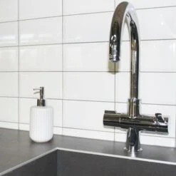 Wandtegel Metro Wit 10x20 Cm 0,96 M² -Badkamer Verkoop Winkel 123 4226