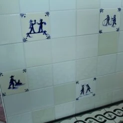 Wandtegel Decor Oud Hollands 13x13 Cm -Badkamer Verkoop Winkel 123 4244