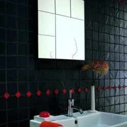 Mozaïektegel Java Zwart 30x30 Cm -Badkamer Verkoop Winkel 123 4377