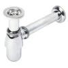 Sanivesk Plugbekersifon 5/4x32mm Chroom -Badkamer Verkoop Winkel 123 4421