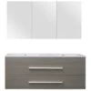 Style Badmeubelset Eiken Donkergrijs 120 Cm -Badkamer Verkoop Winkel 123 497
