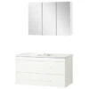 Style Badmeubelset Links Wit 100 Cm 1 Style Badmeubelset Links Wit 100 Cm -Badkamer Verkoop Winkel 123 502