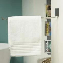 Tiger Handdoekrek Cliqit Donkergrijs RVS 9 Tiger Handdoekrek Cliqit Donkergrijs RVS -Badkamer Verkoop Winkel 123 570