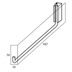 Tiger Handdoekrek Cliqit Donkergrijs RVS 11 Tiger Handdoekrek Cliqit Donkergrijs RVS -Badkamer Verkoop Winkel 123 572