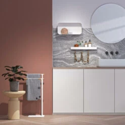 Sealskin Handdoekrek Brix Metaal Wit 16 Sealskin Handdoekrek Brix Metaal Wit -Badkamer Verkoop Winkel 123 593