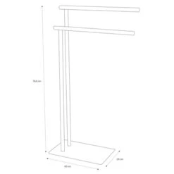 Sealskin Handdoekrek Brix Metaal Wit 23 Sealskin Handdoekrek Brix Metaal Wit -Badkamer Verkoop Winkel 123 600