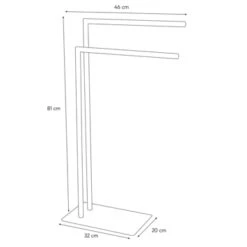 Sealskin Handdoekrek Tube Metaal Wit 14 Sealskin Handdoekrek Tube Metaal Wit -Badkamer Verkoop Winkel 123 617