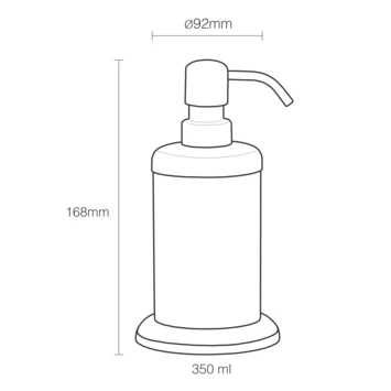 Sealskin Zeepdispenser Acero Zwart 12 Sealskin Zeepdispenser Acero Zwart - Afbeelding 10