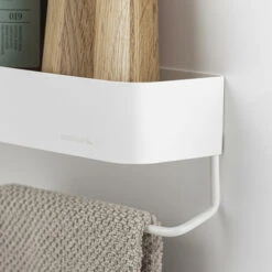 Sealskin Brix Wandrek Met Handdoekrek 35 Cm Wit -Badkamer Verkoop Winkel 123 655