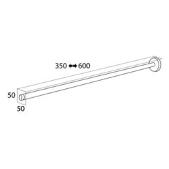 Tiger Telescopisch Handdoekrek Boston RVS -Badkamer Verkoop Winkel 123 671