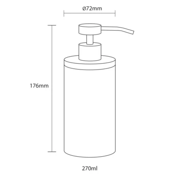 Sealskin Zeepdispenser Grace Zand 12 Sealskin Zeepdispenser Grace Zand - Afbeelding 10