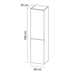 Tiger Karlo Kolomkast Chalet Eiken 160 Cm 9 Tiger Karlo Kolomkast Chalet Eiken 160 Cm -Badkamer Verkoop Winkel 123 80