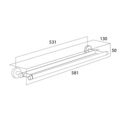 Tiger Dubbel Handdoekrek Boston RVS 9 Tiger Dubbel Handdoekrek Boston RVS -Badkamer Verkoop Winkel 123 836