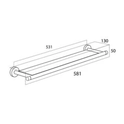 Tiger Planchet Boston Chroom -Badkamer Verkoop Winkel 123 869
