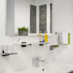 Tiger Planchet Zenna Chroom/Wengé -Badkamer Verkoop Winkel 123 883